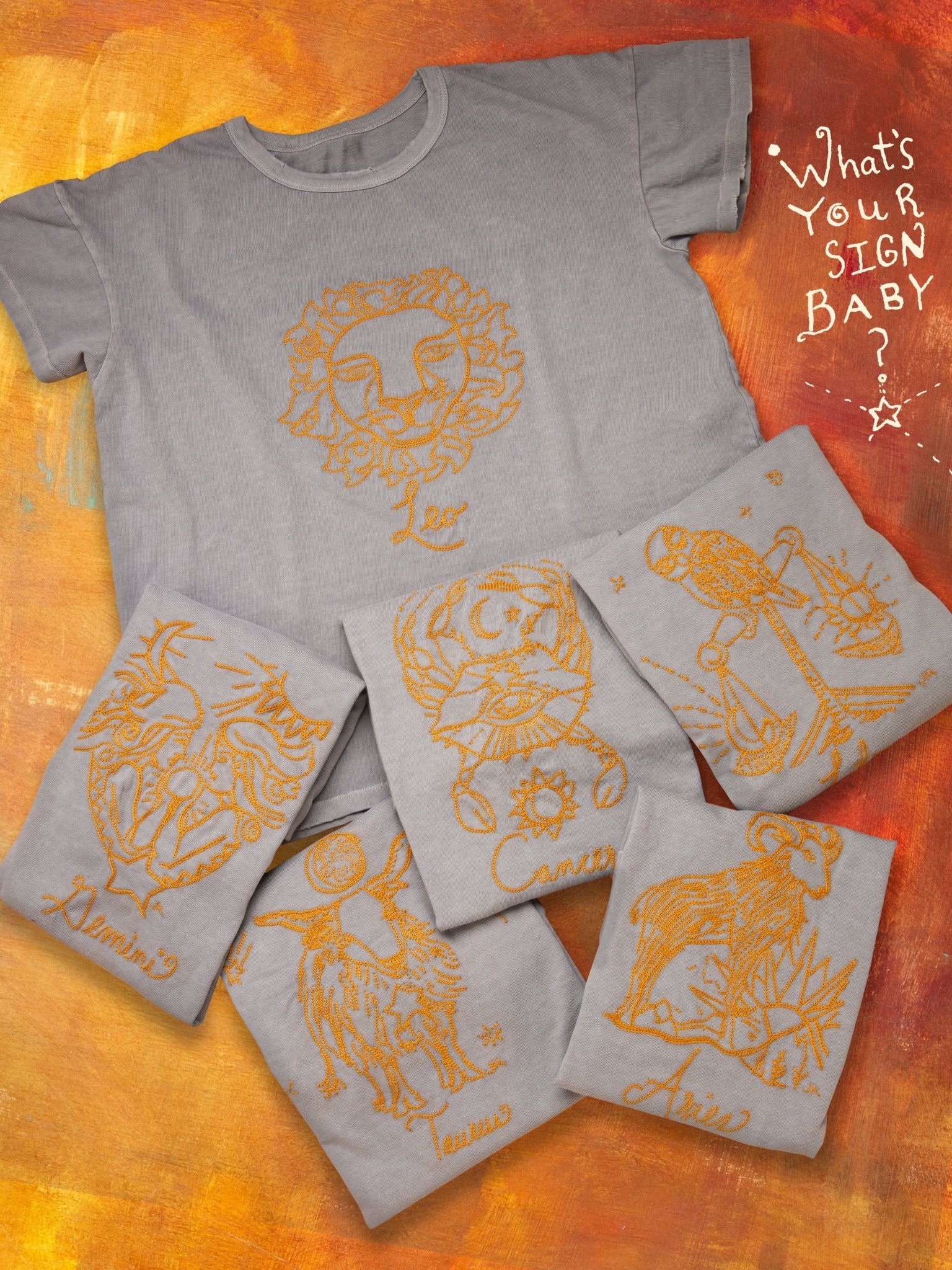 What's Your Sign Zodiac T-Shirt — Handmade by Jes MaHarry