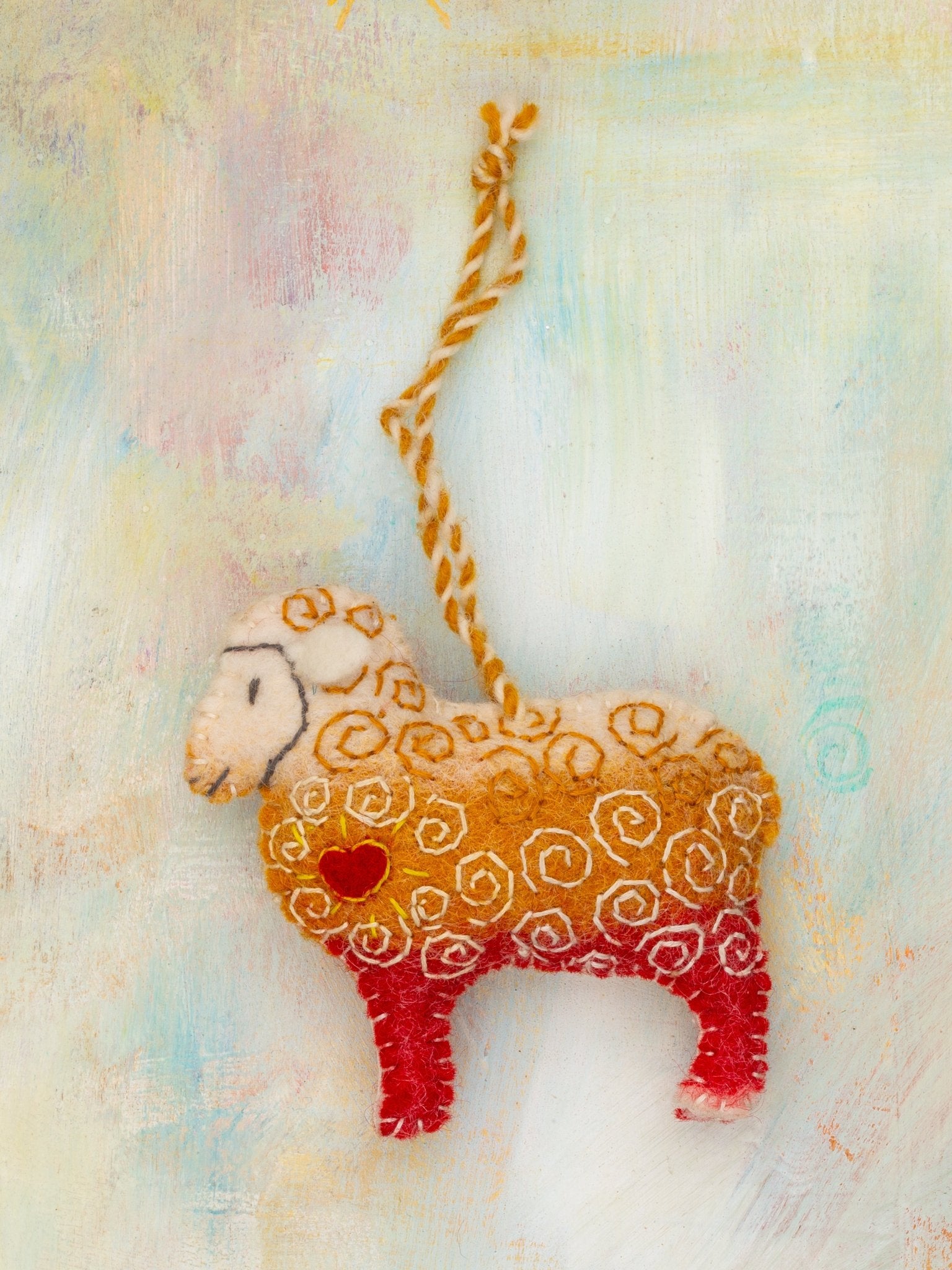 Lala The Lamb Ornament - Jes MaHarry