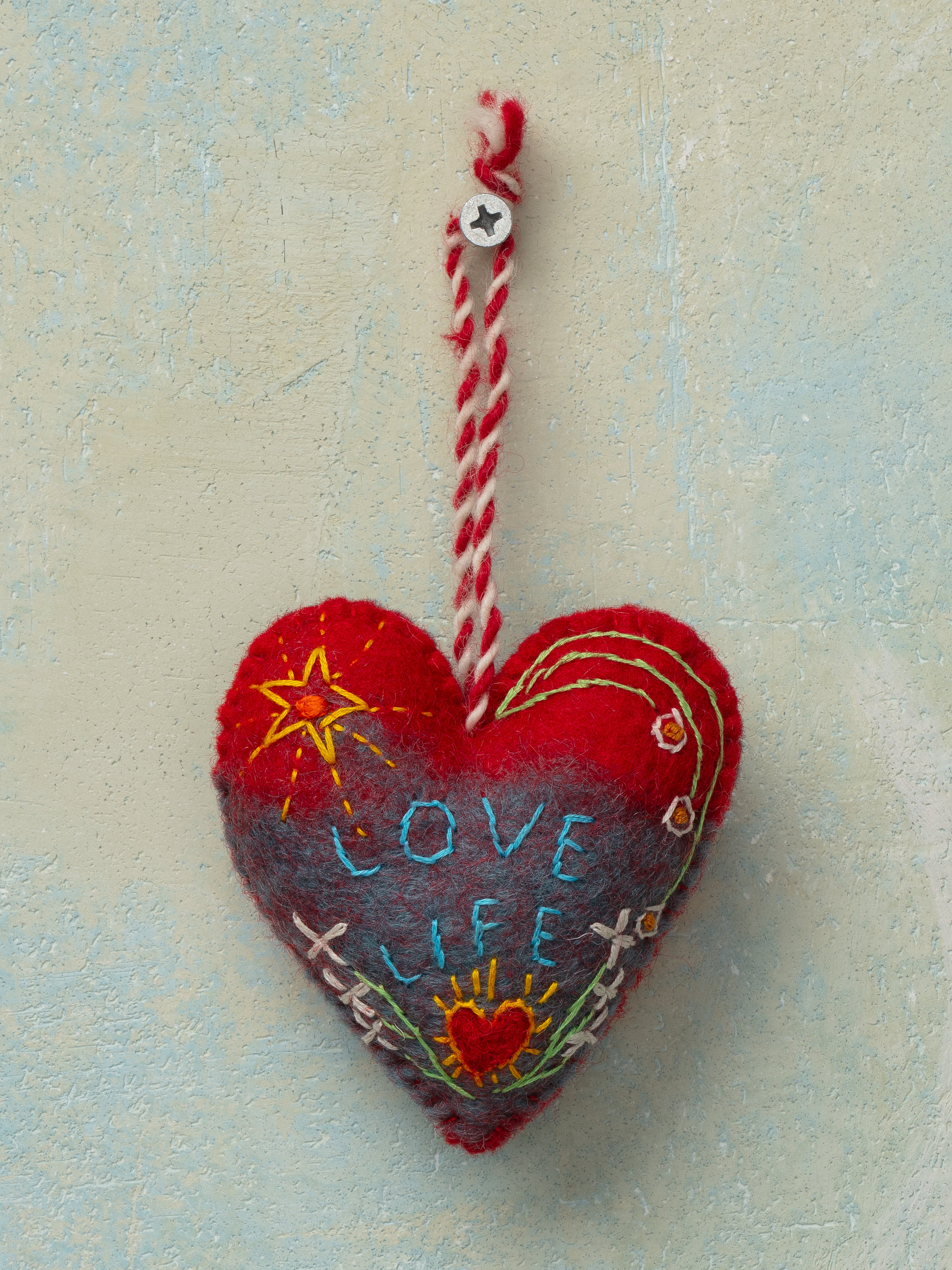 Love Life Heart Ornament