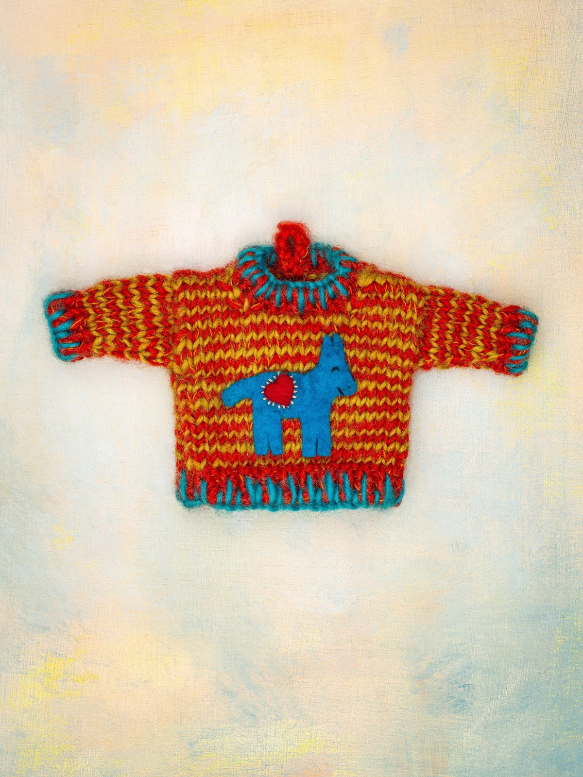 Annabell the Donkey Sweater Ornament — Jes MaHarry