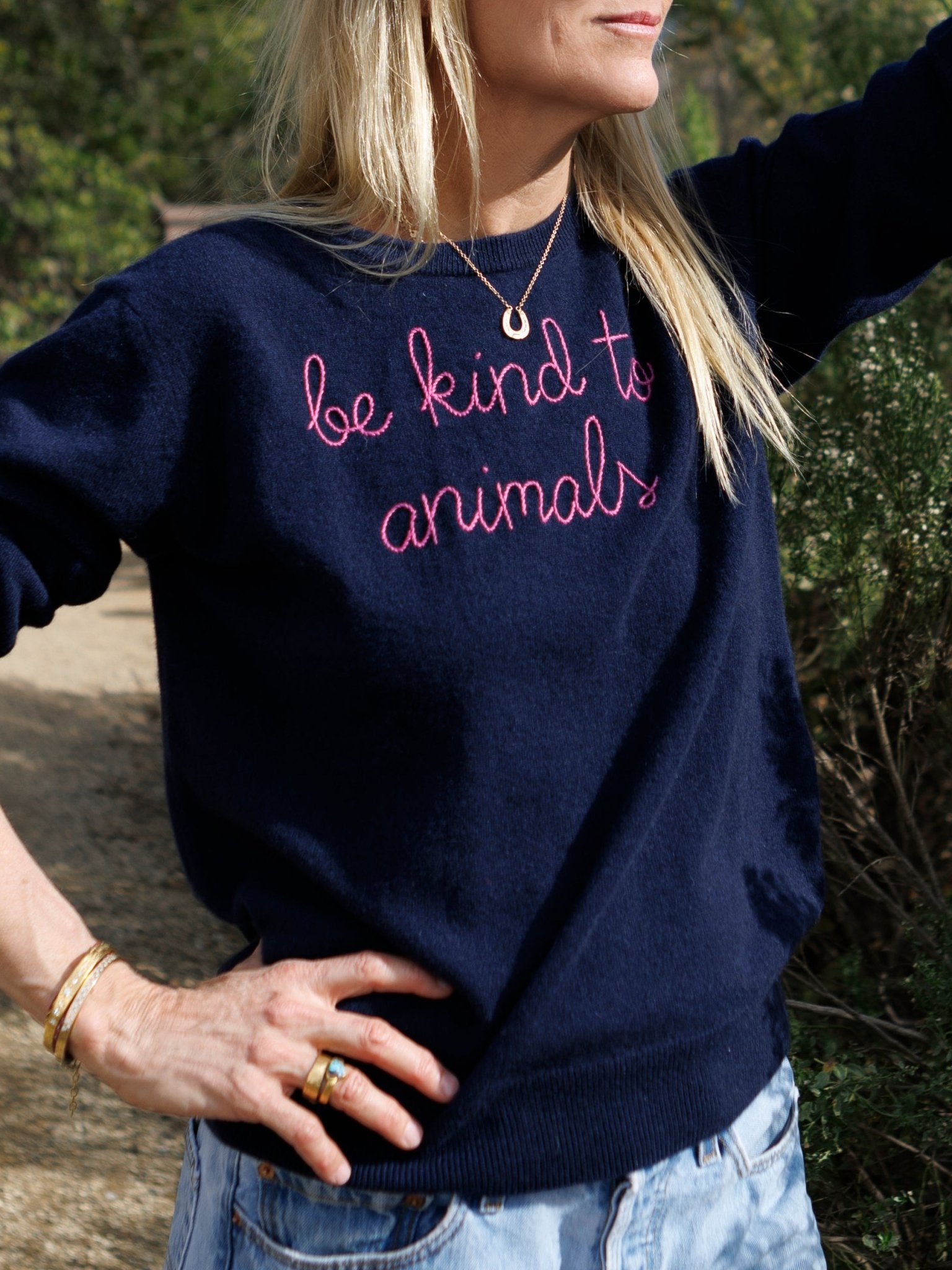 Be Kind To Animals Sweater - Jes MaHarry