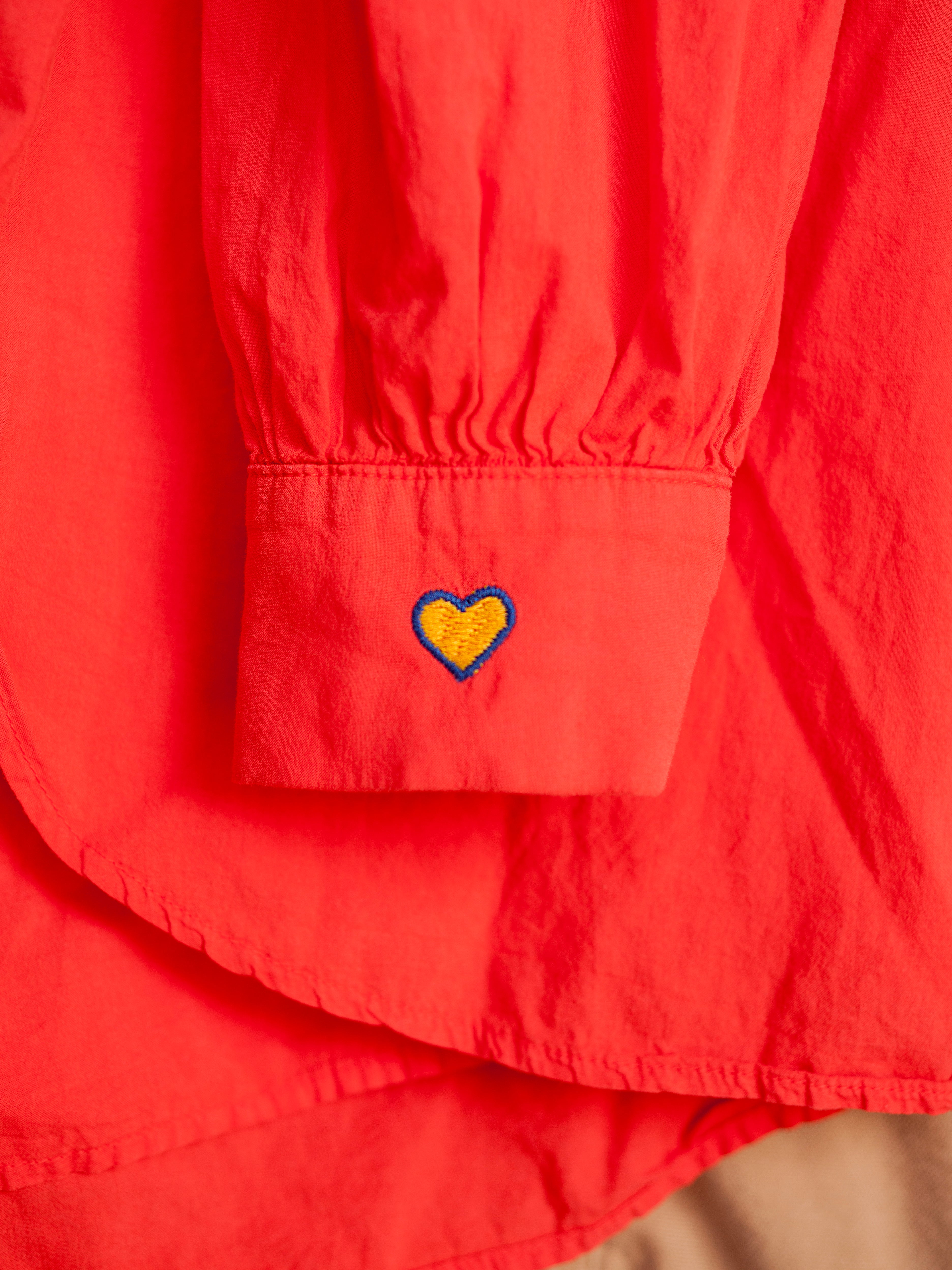 Heart on your sleeve shirt- Red