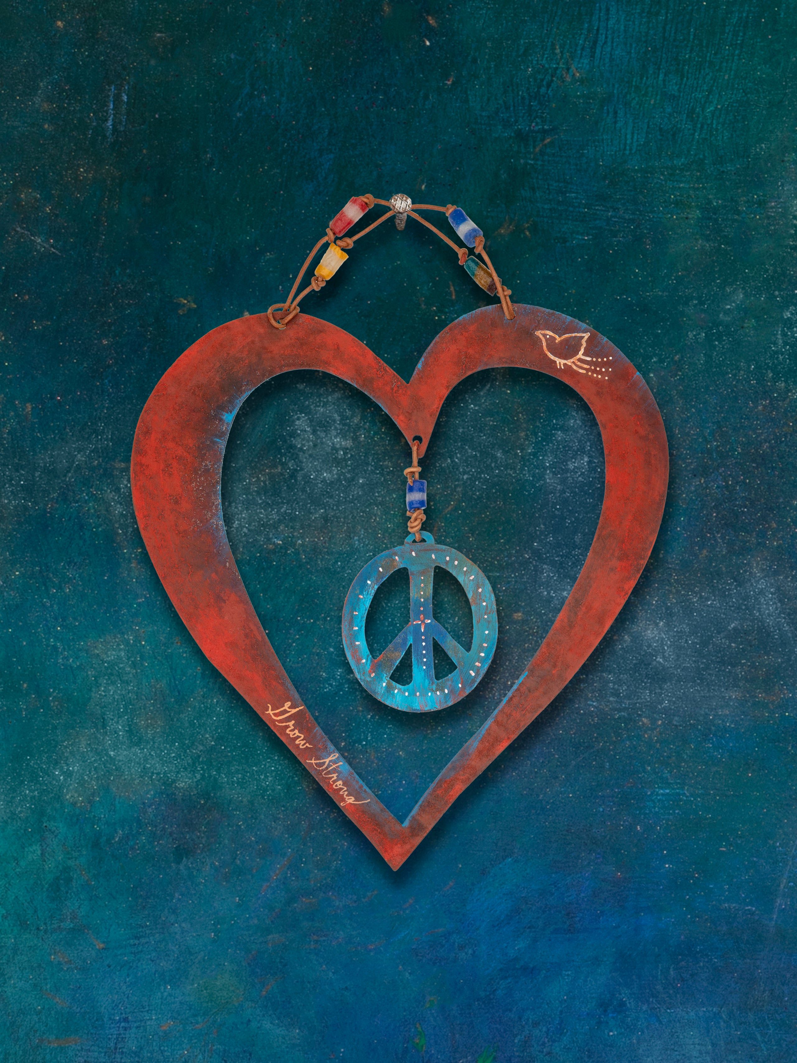 Love & Peace Hanging Art