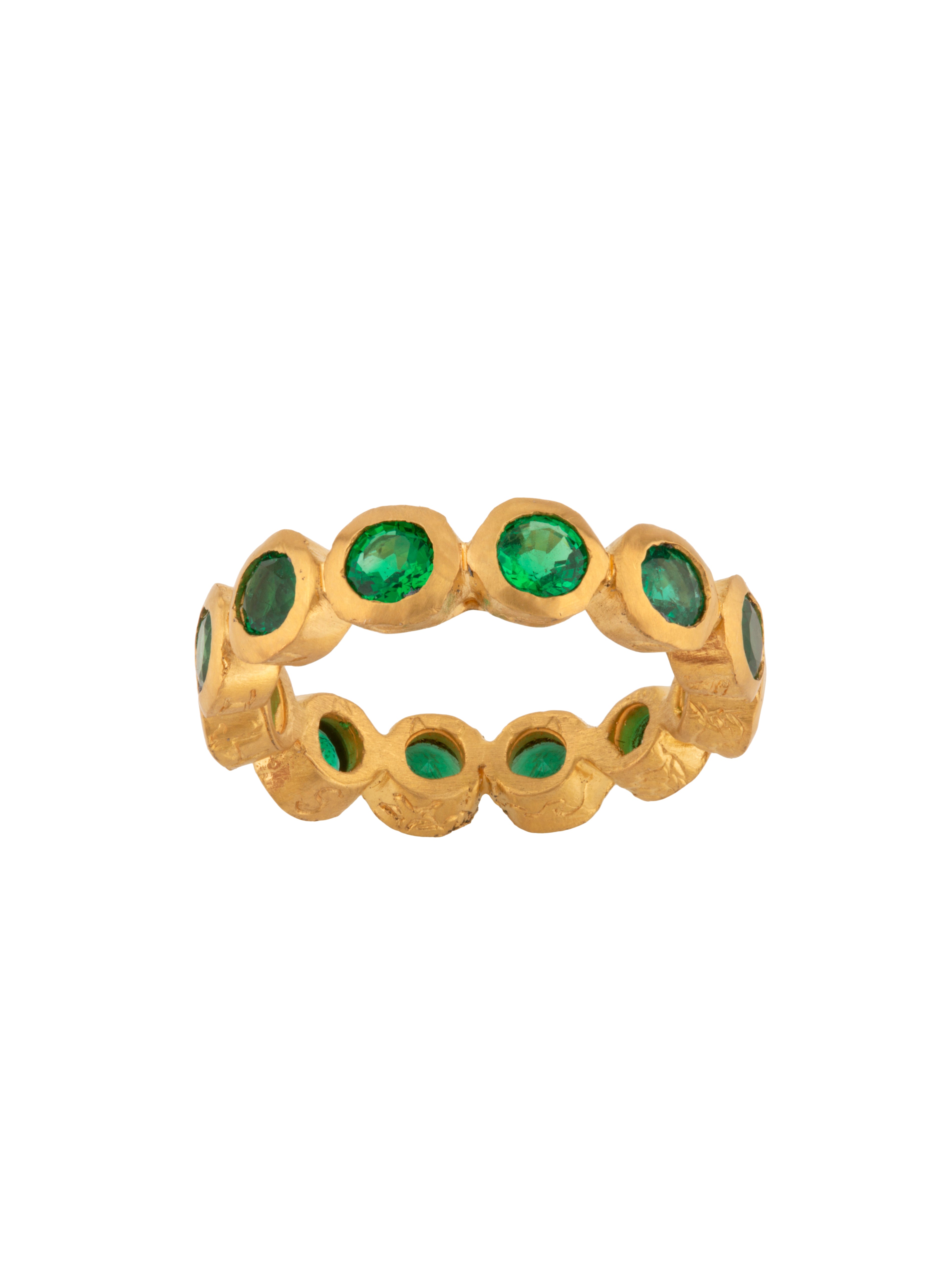 Emerald heart ring on sale gold