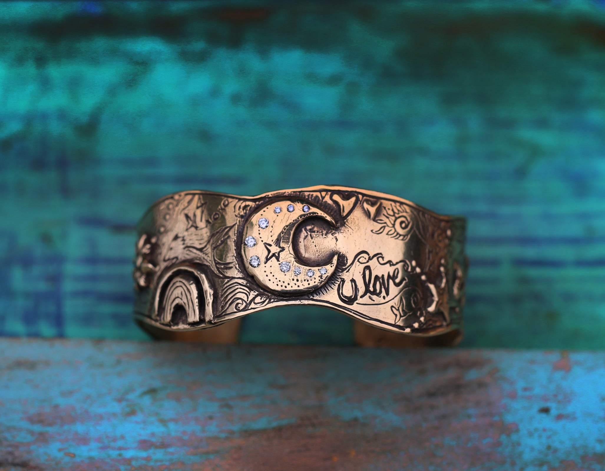 Sparkle Under The Moon With Love Cuff