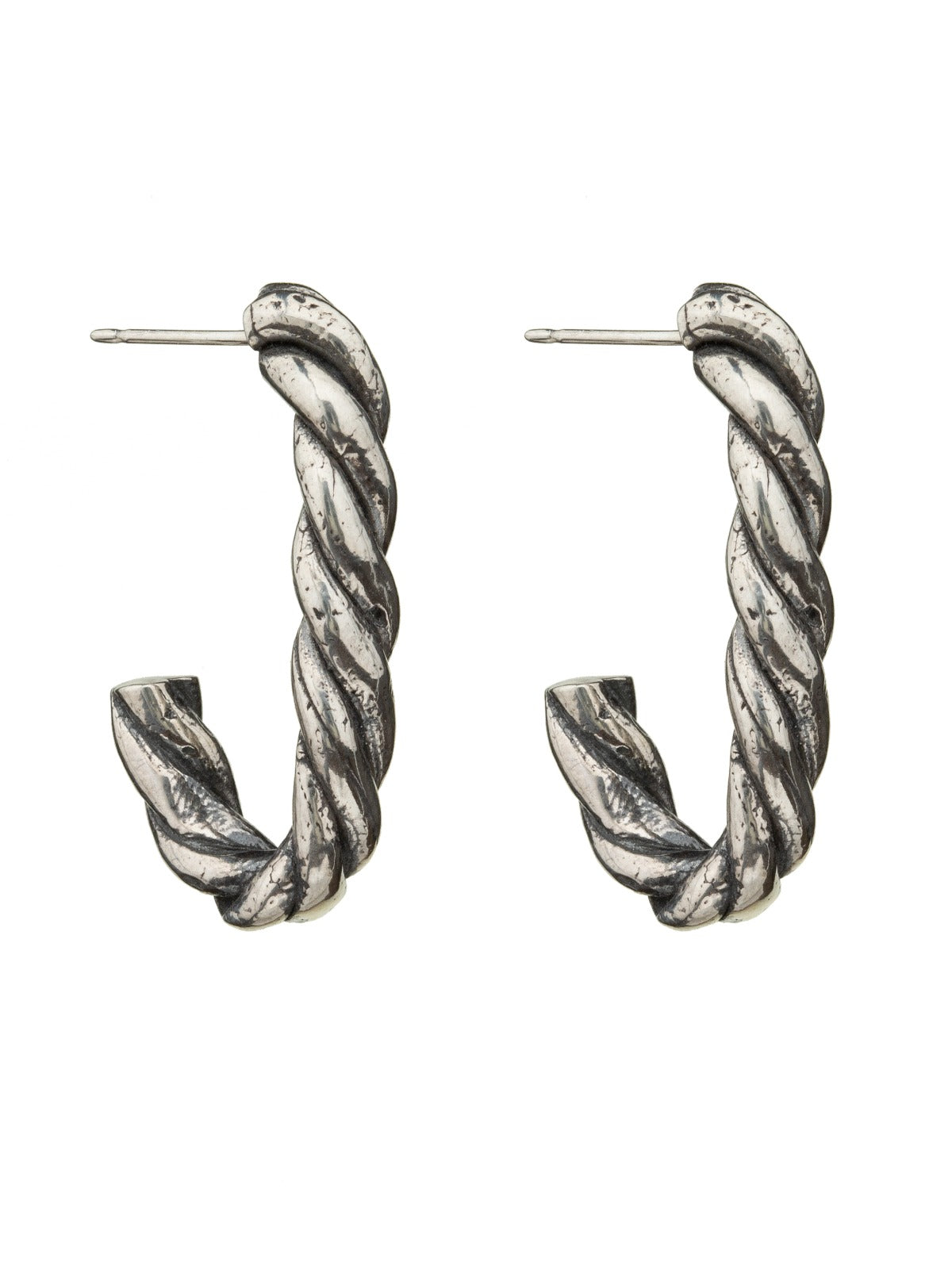 Entwined Silver Earrings